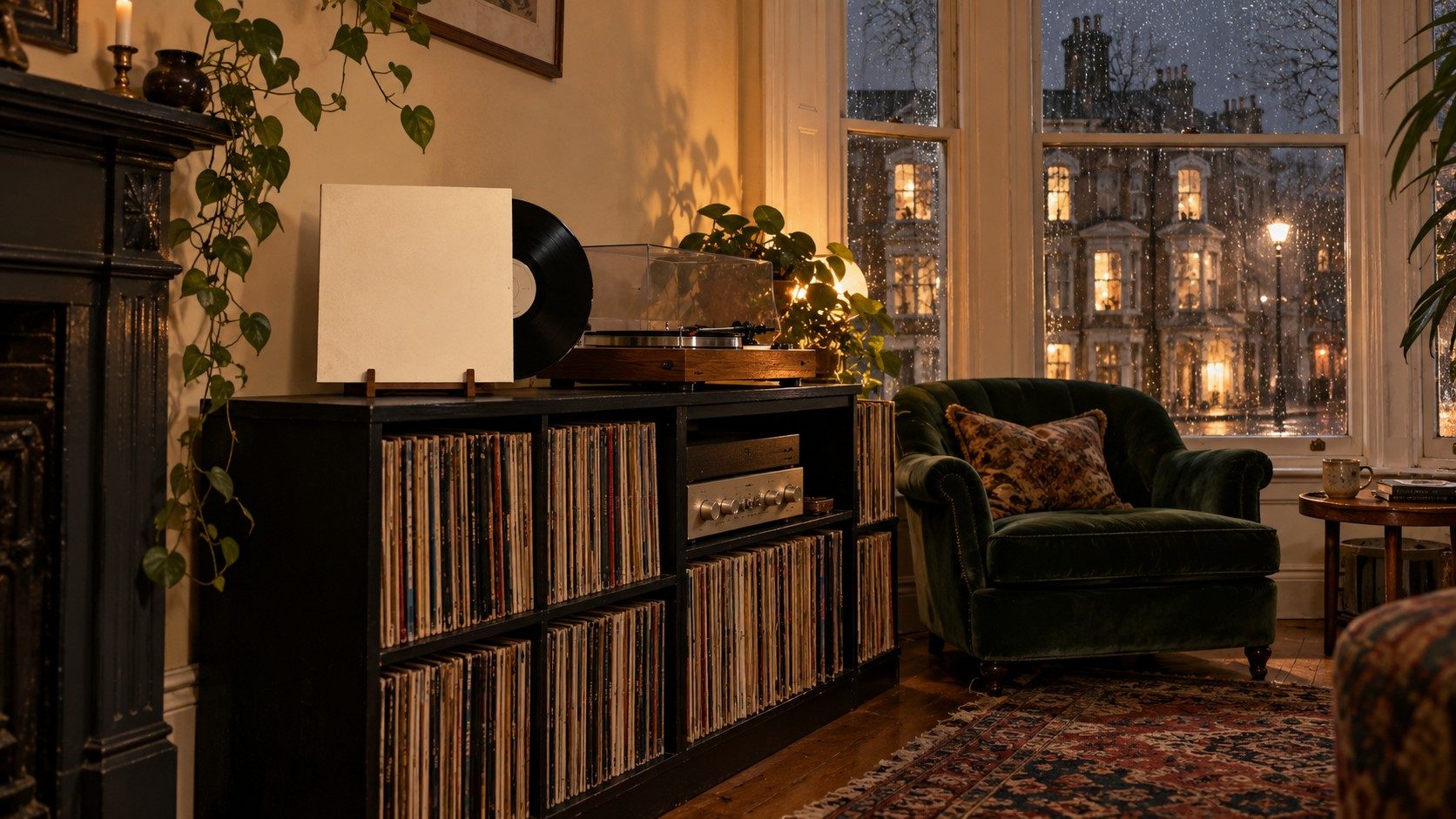 Listening room for After Hours